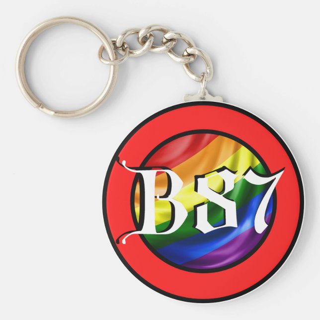 Porte-clés Logo de la fierté Bareth87 (Devant)