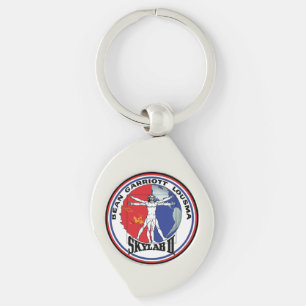 Porte-clés Logo de la mission Skylab 2 de l'homme de Vitruve
