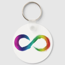 Porte-clés logo de la neurodiversité porte - clé