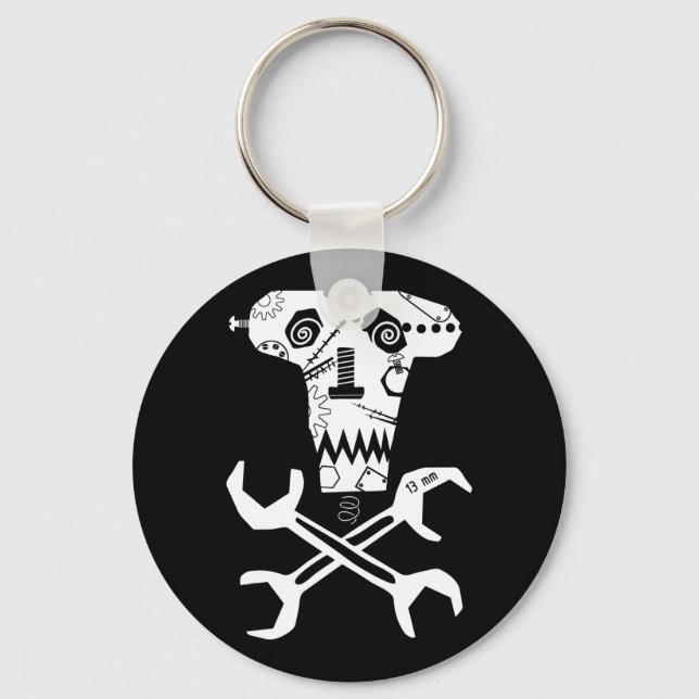 Porte-clés logo de l'atelier mécanique (Recto)