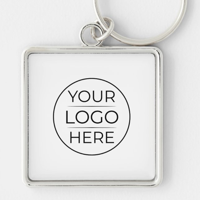 Porte-clés Logo de marque d'entreprise moderne (Devant)