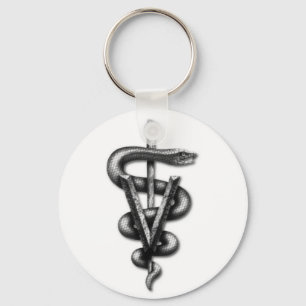Porte-clés Logo de médecine vétérinaire
