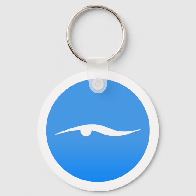 Porte-clés Logo de natation sur T-shirt (Recto)