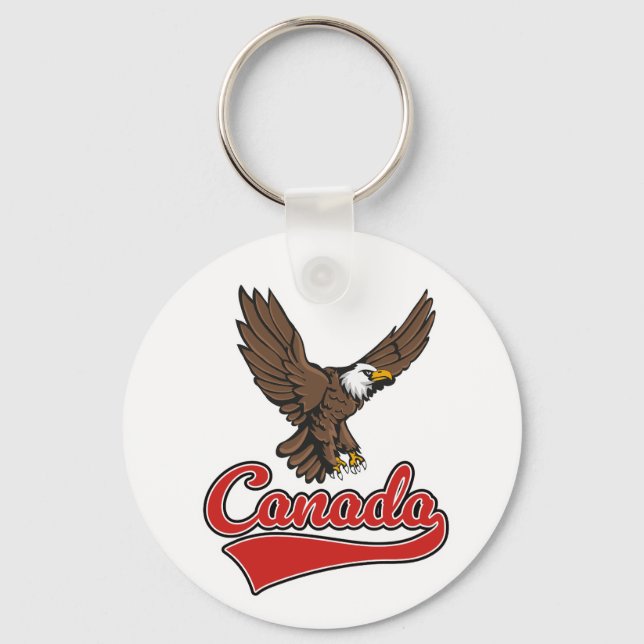 Porte-clés logo de Voyage Canada (Recto)