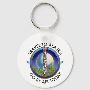Porte-clés logo de voyage en Alaska
