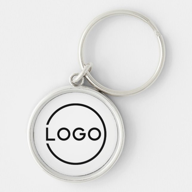 Porte-clés Logo d'entreprise personnalisé (Devant)