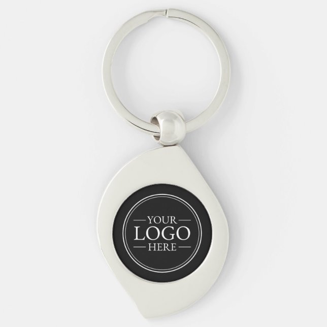 Porte-clés Logo d'entreprise personnalisé (Devant)