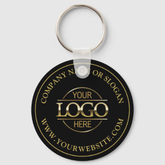 Porte-clés Logo d'entreprise personnalisé promotionnel Noir e