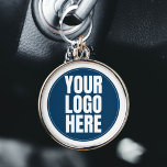 Porte-clés Logo d'entreprise Photo personnalisée de l'entrepr<br><div class="desc">Logo d'entreprise porte - clé pour la publicité de marque. Représenter votre entreprise avec votre propre matériel de marketing professionnel.</div>