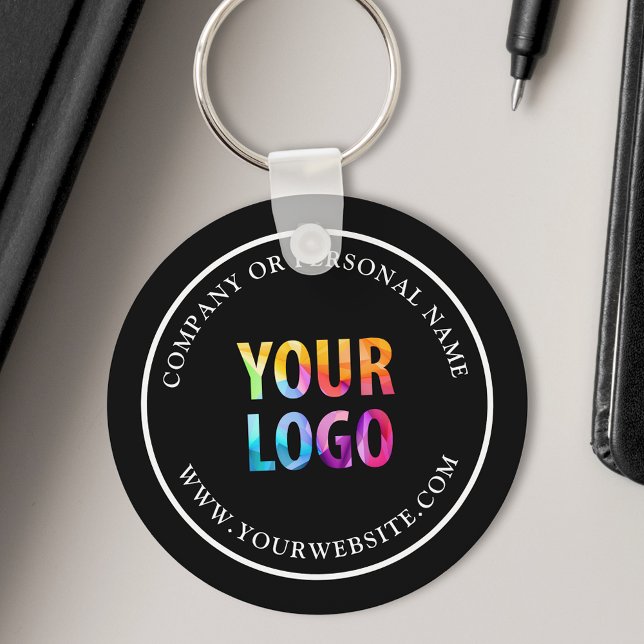 Porte-clés Logo d'entreprise promotionnel couleur personnalis (Créateur téléchargé)