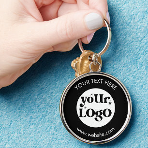 Porte-clés Logo d'entreprise simple et personnalisé