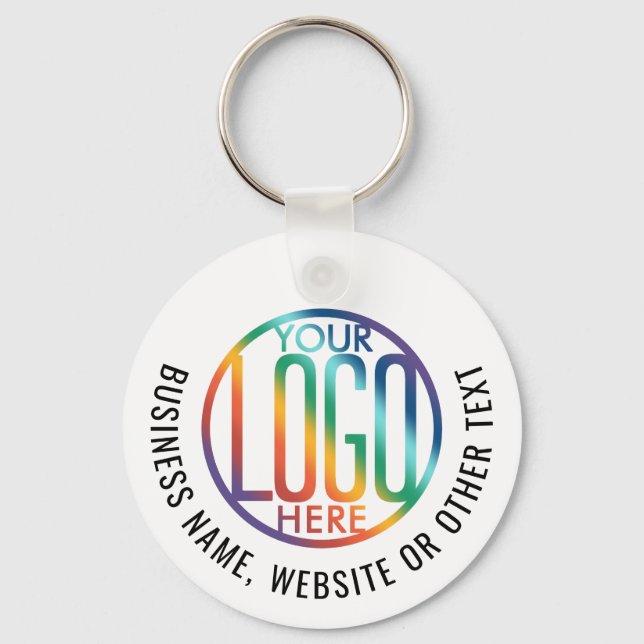 Porte-clés Logo d'entreprise simple moderne (Recto)