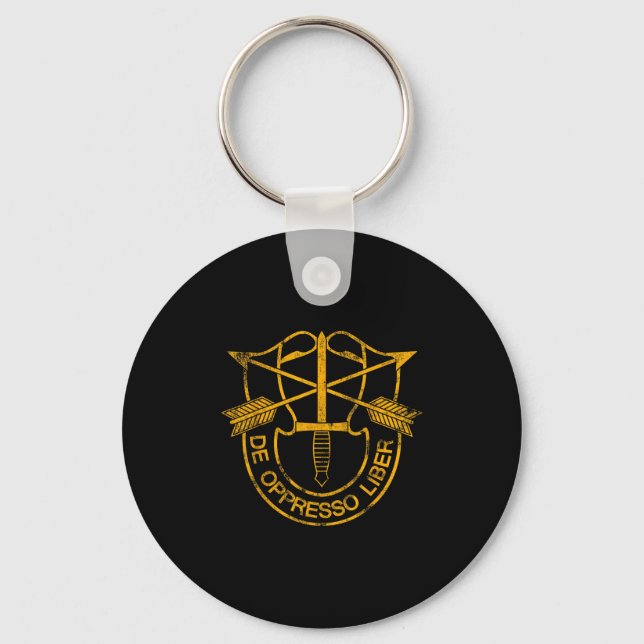Porte-clés Logo des anciens combattants des forces spéciales  (Recto)