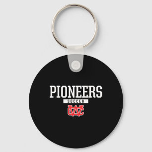 Porte-clés Logo des Warren County Pioneers Soccer Hs