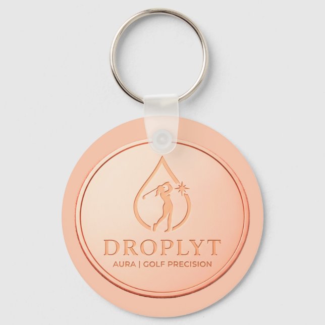 Porte-clés Logo Droplyt Golf Aura (Recto)