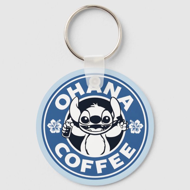 Porte-clés Logo du café Ohana (Recto)