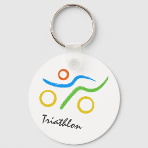 Porte-clés Logo du triathlon
