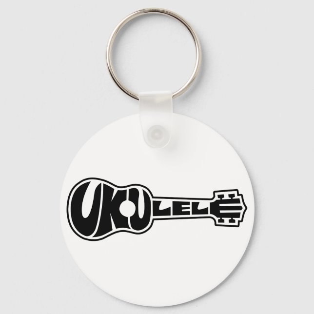 Porte-clés Logo d'Ukulele (Recto)