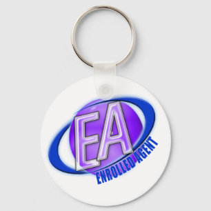 PORTE-CLÉS LOGO EA ORB SWOOSH - AGENT INSCRIT