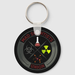 Porte-clés Logo fou des syndicats de scientifique