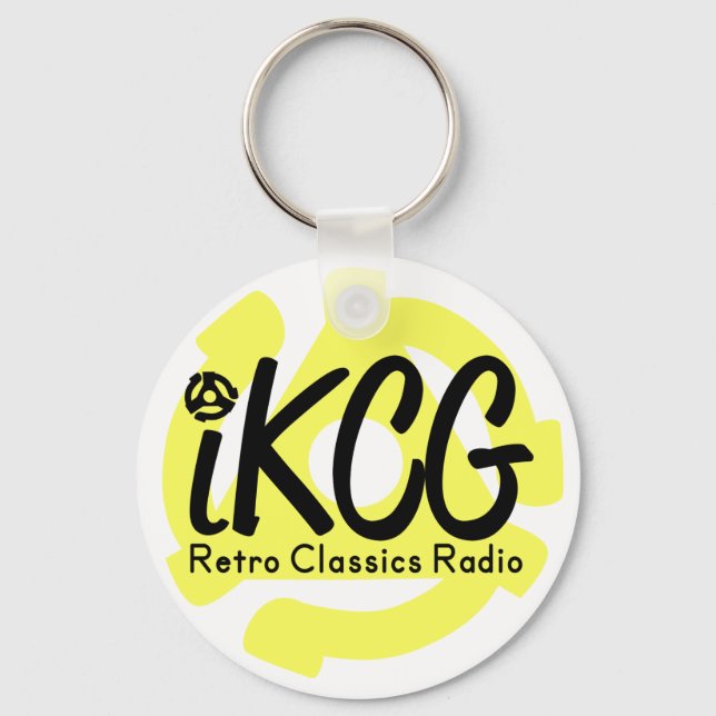 Porte-clés Logo iKCG avec Porte - clé de carte 45 (Recto)