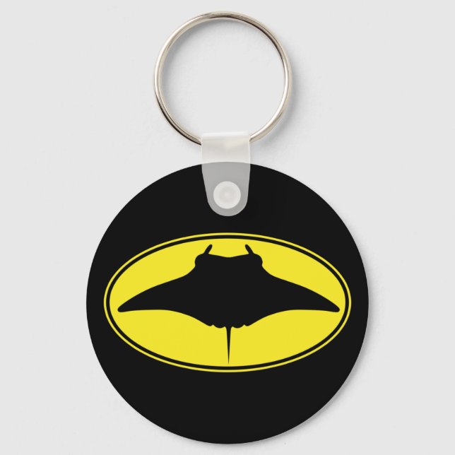 Porte-clés Logo Manta Ray (Recto)