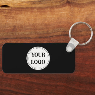 Porte-clés Logo Marque Noire | Entreprise Commerciale Société