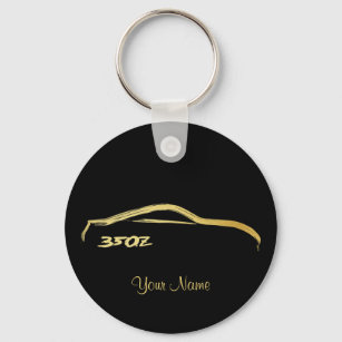 Porte-clés Logo Nissan 350Z Gold Brush