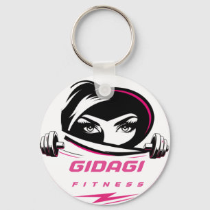 Porte-clés Logo officiel de GIDAGI Fitness 