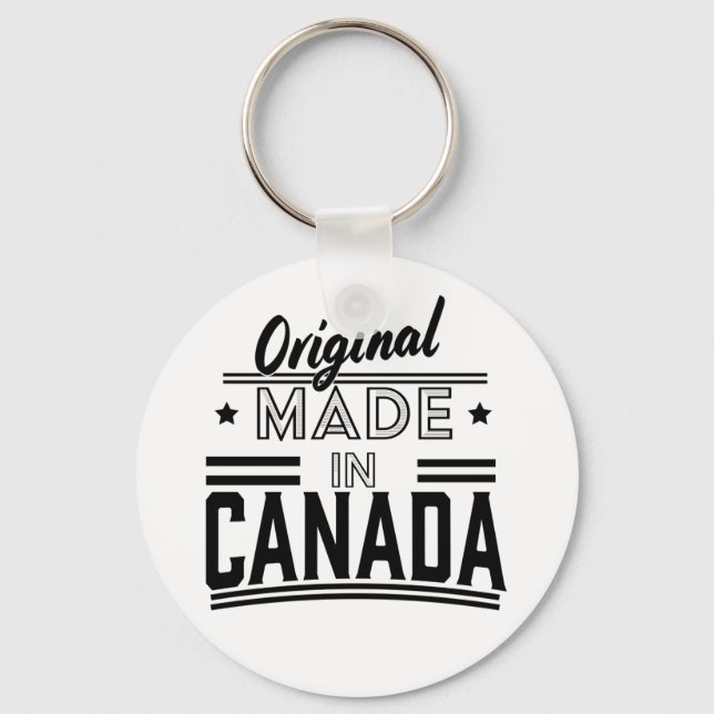 Porte-clés Logo original fabriqué au Canada (Recto)