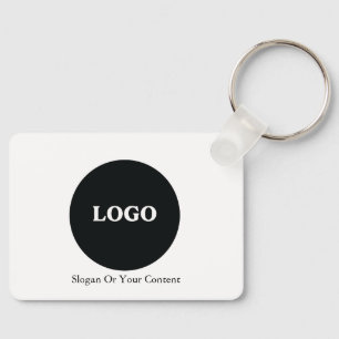 Porte-clés Logo Professionnel Personnalisé - Ajoutez Votre Lo