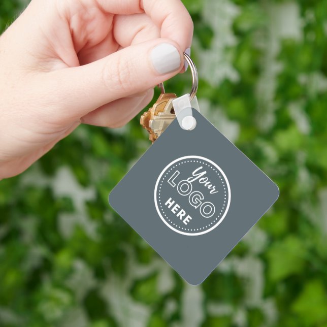 Porte-clés Logo promotionnel d'entreprise moderne professionn (main)