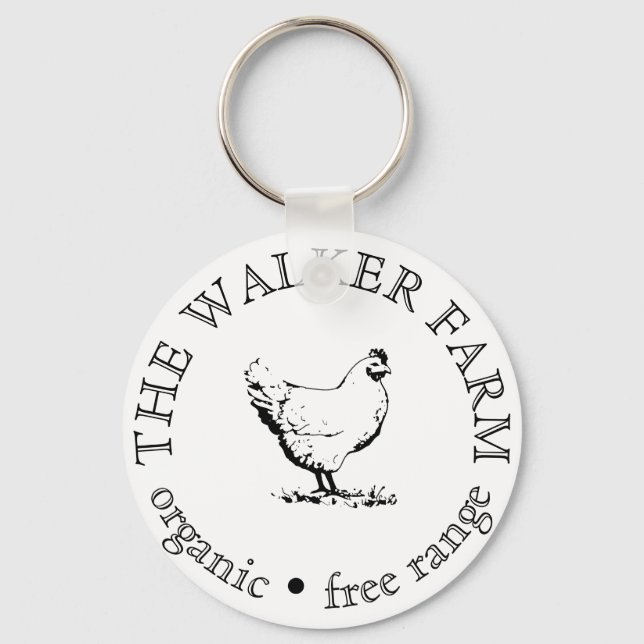 Porte-clés Logo promotionnel personnalisé (Recto)