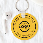 Porte-clés Logo promotionnel personnalisé Marqué Jaune<br><div class="desc">Personnalisez facilement ce dessous de verre avec votre propre logo ou image personnalisée. Vous pouvez modifier la couleur de l'arrière - plan pour qu'elle corresponde à votre logo ou aux couleurs de votre entreprise. Les porte - clés personnalisés avec le logo de votre entreprise sont des cadeaux utiles et légers...</div>