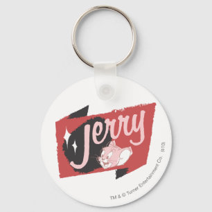 Porte-clés Logo rouge et noir de Jerry