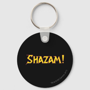 Porte-clés Logo Shazam Jaune/Rouge