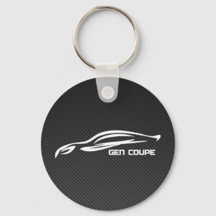 Porte-clés Logo Silhouette Blanc Coupe Gen
