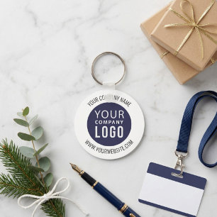 Porte-clés Logo simple promotionnel de l'entreprise