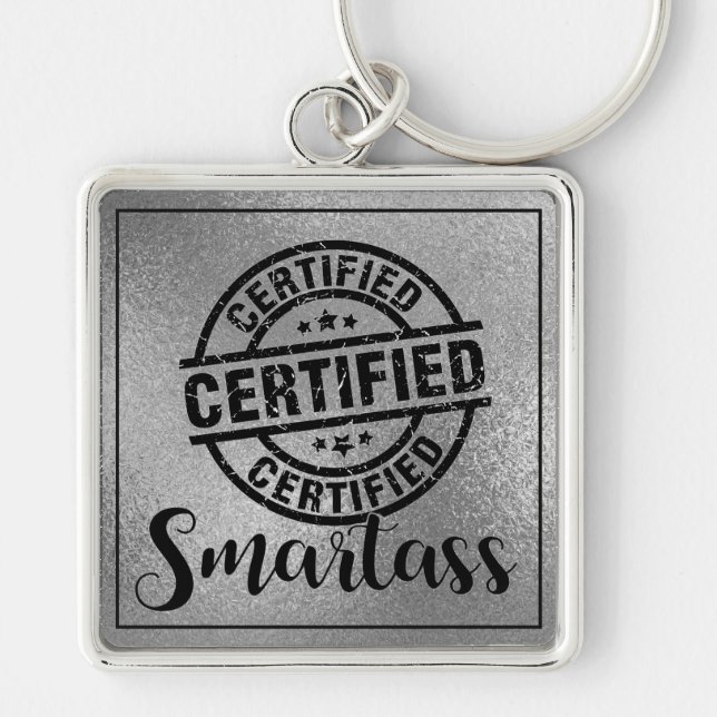 Porte-clés Logo Smartass certifié  (Devant)