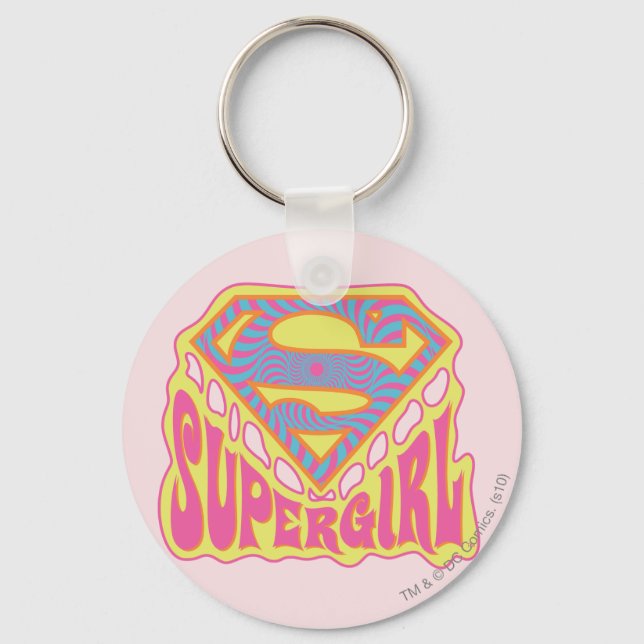 Porte-clés Logo Super Supergirl (Recto)