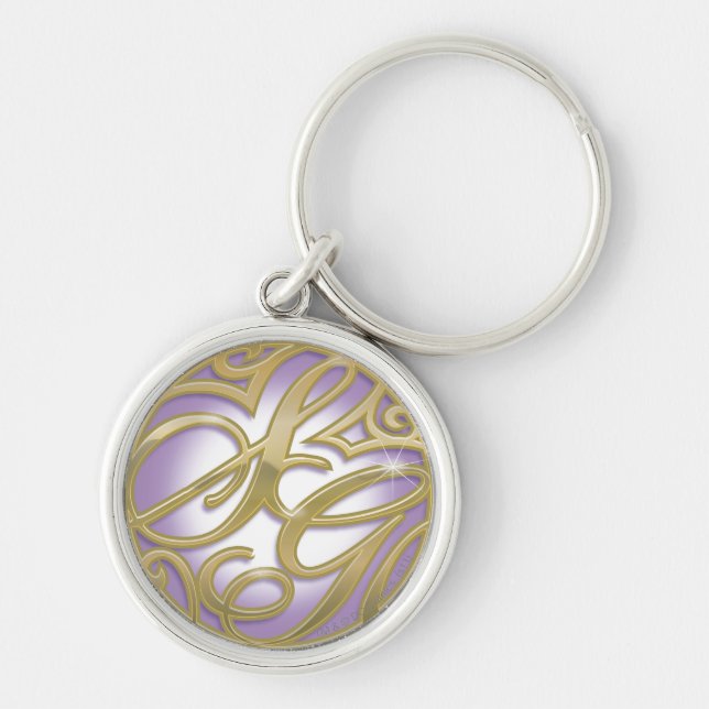 Porte-clés Logo Supergirl Gold & Purple Circle (Devant)