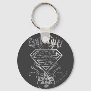 Porte-clés Logo Supergirl Silver