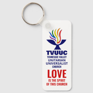 Porte-clés Logo Symbole TVUC Chalice, l'amour est l'esprit