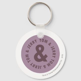 Porte-clés Logo Tom et Jerry Round 7