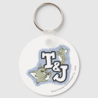 Porte-clés Logo Tom et Jerry T&J