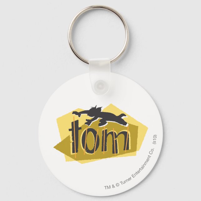 Porte-clés Logo Tom Silhouette (Recto)