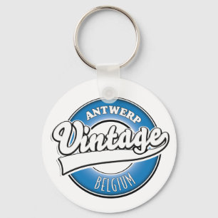 Porte-clés Logo vintage d'Anvers Belgique
