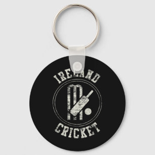 Porte-clés Logo vintage de cricket d'Irlande 