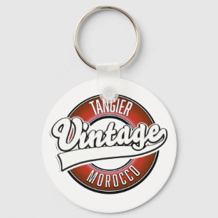 Porte-clés Logo vintage de Tanger maroc