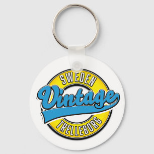 Porte-clés Logo vintage de Trelleborg en Suède